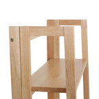 5 Tier Tropical Hevea Wood Shelf Unit | Heva