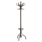 Mahogany Finish Floor Standing Coat Stand | Kennedy
