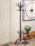 Mahogany Finish Floor Standing Coat Stand | Kennedy