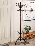 Mahogany Finish Floor Standing Coat Stand | Kennedy