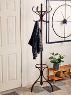 Mahogany Finish Floor Standing Coat Stand | Kennedy