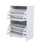 White Pull Down Shoe Cupboard | Ryan