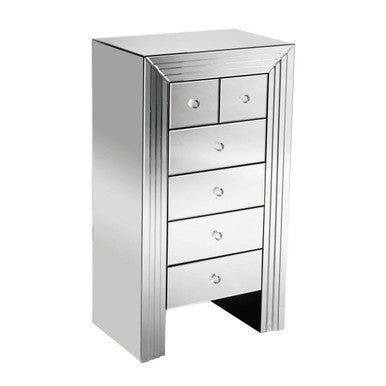 Mirrored 6 Drawer Chest | New Line