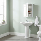 Mirrored Wall Cabinet with 2 Inner Shelves | Port