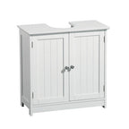 White 2 Door Under Sink Cabinet | Portland
