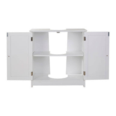 White 2 Door Under Sink Cabinet | Portland