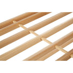 Natural and Cedar Wood 2 Tier Shoe Rack | Arla