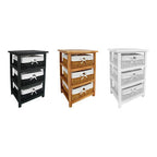 3 Baskets White Storage Unit | Maize