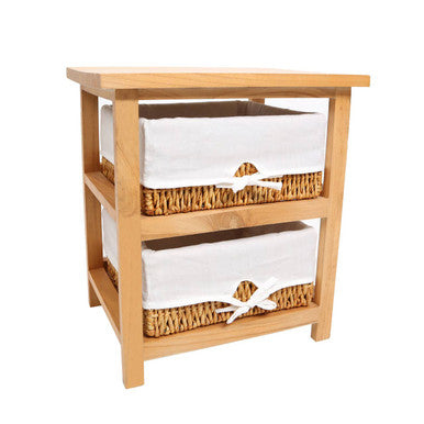 Honey 2 Baskets Storage Unit | Maize