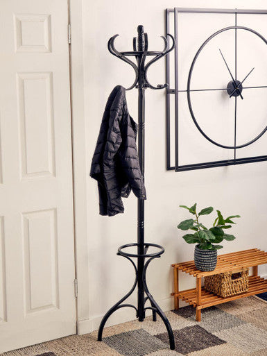 Black Finish Floor Standing Coat Stand | Kennedy