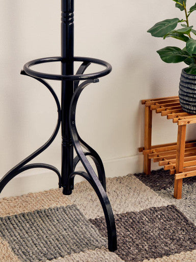 Black Finish Floor Standing Coat Stand | Kennedy