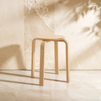 Tropical Hevea Wood Stackable Round Stool | Heva