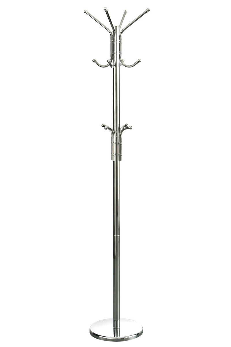 Floor Standing Chrome Coat Stand | Drew
