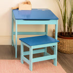 Children's Blue Desk and Stool | Jordan