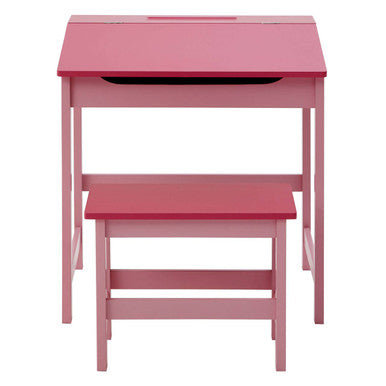 Children's Pink Desk and Stool | Jordan