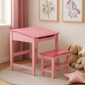 Children's Pink Desk and Stool | Jordan