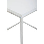 Matte White Top Nest of 3 Tables with Chrome Frame | Fulton
