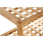2 Tier Walnut Wood Shoe Rack | ARLA