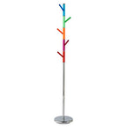 Multicoloured Acrylic Pegs Coat Stand | Joan