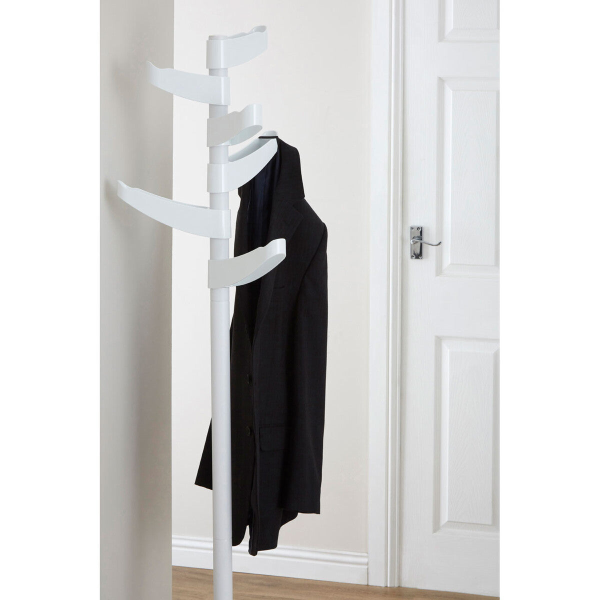 White Steel Abs Coat Stand | Bian