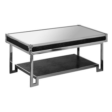 Carla Crocodile Leather Effect Coffee Table