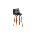 Black Leather Effect Bar Chair | Parkar