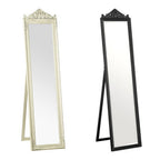 Floor Mirror with Matt Black Finish | Boudoir