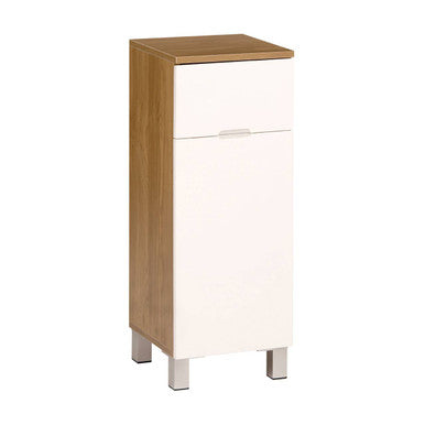 Oak Effect 1 Drawer 1 Door Standing Cabinet | Vida