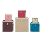 Multicoloured Set of 6 Storage Trunks | Carla