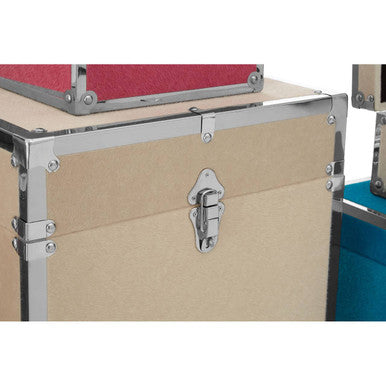 Multicoloured Set of 6 Storage Trunks | Carla