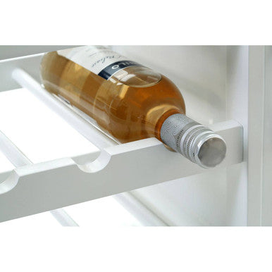 White and Natural Kitchen Trolley with Drawer | Harlow