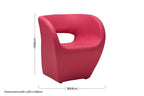 Hot Pink Faux Leather Armchair | Aldo