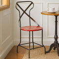 Red Metal Seat Chair | Artisan