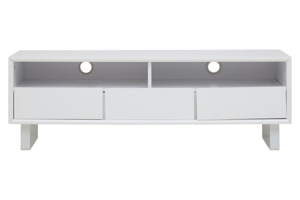White High Gloss Media Cabinet | Moritz