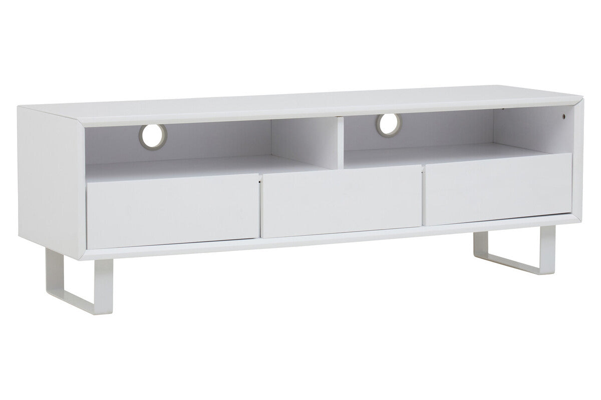 White High Gloss Media Cabinet | Moritz