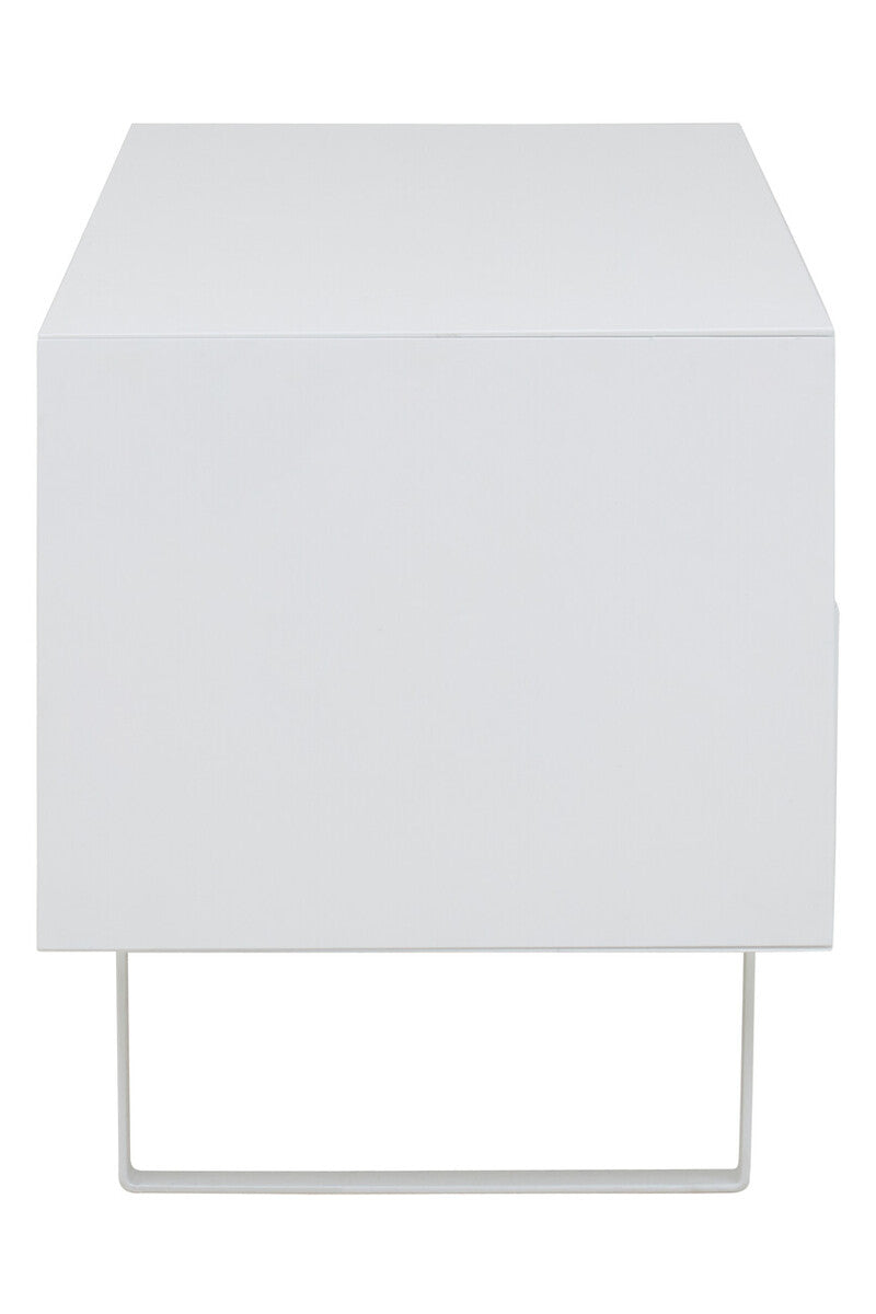 White High Gloss Media Cabinet | Moritz