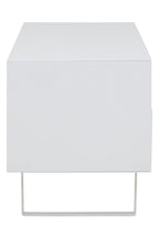 White High Gloss Media Cabinet | Moritz