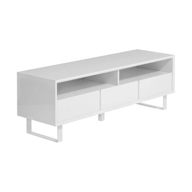 White High Gloss Media Cabinet | Moritz