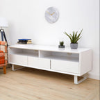White High Gloss Media Cabinet | Moritz