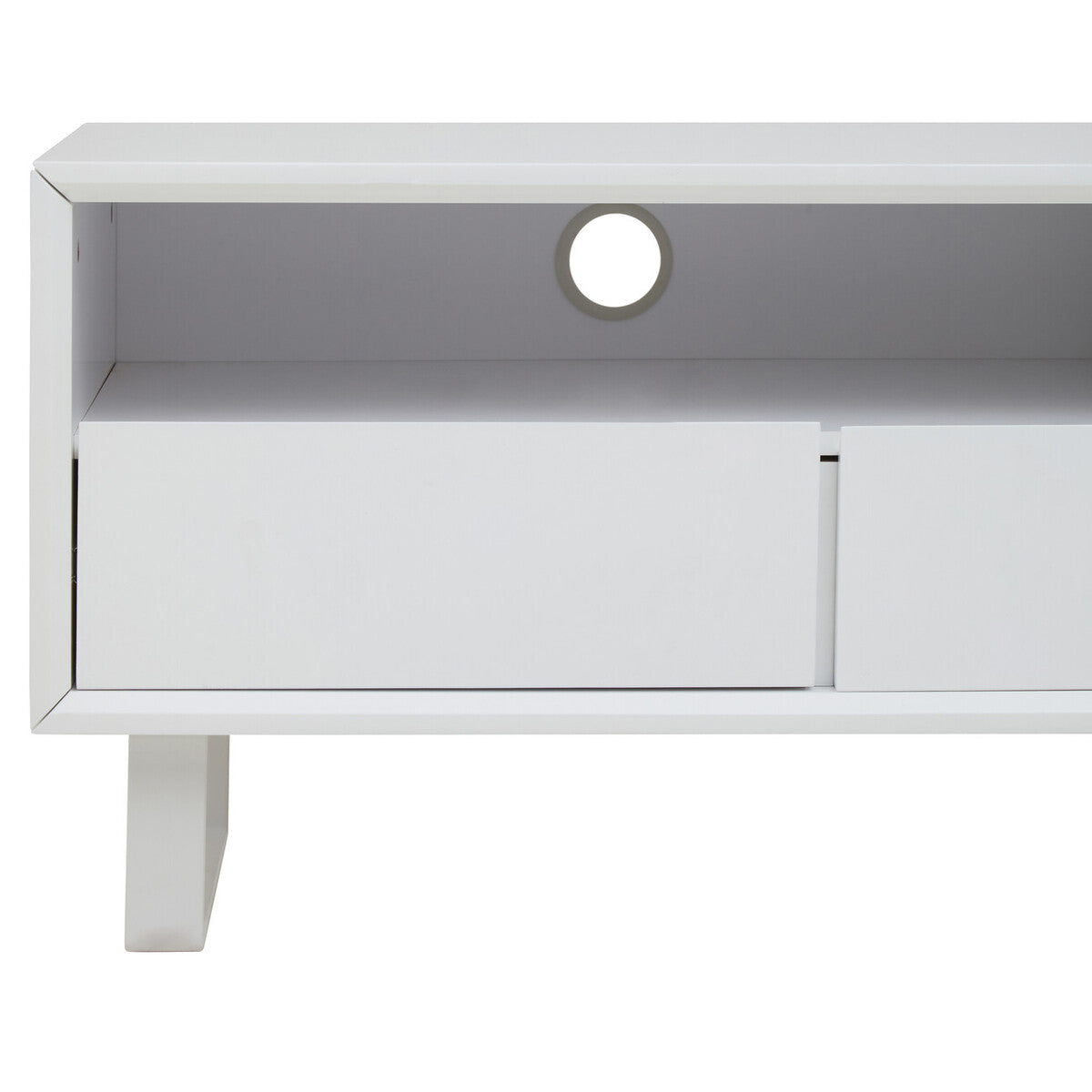 White High Gloss Media Cabinet | Moritz