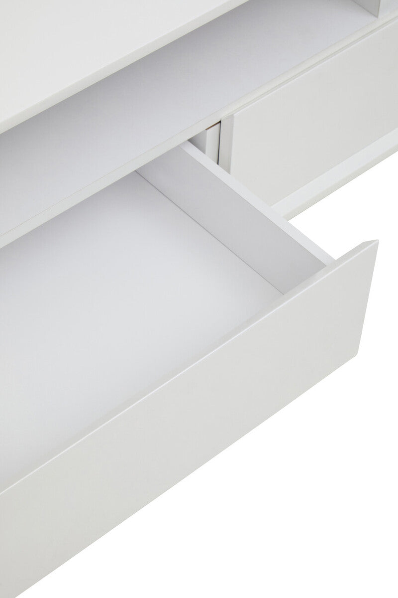 White High Gloss Media Cabinet | Moritz