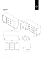 White High Gloss Sideboard | Moritz
