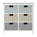 White 6 Drawers Chest | New England