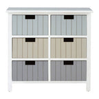 White 6 Drawers Chest | New England