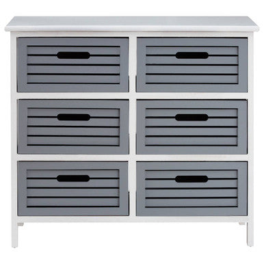 6 Grey Drawers Unit | Vermont