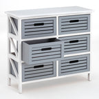 6 Grey Drawers Unit | Vermont