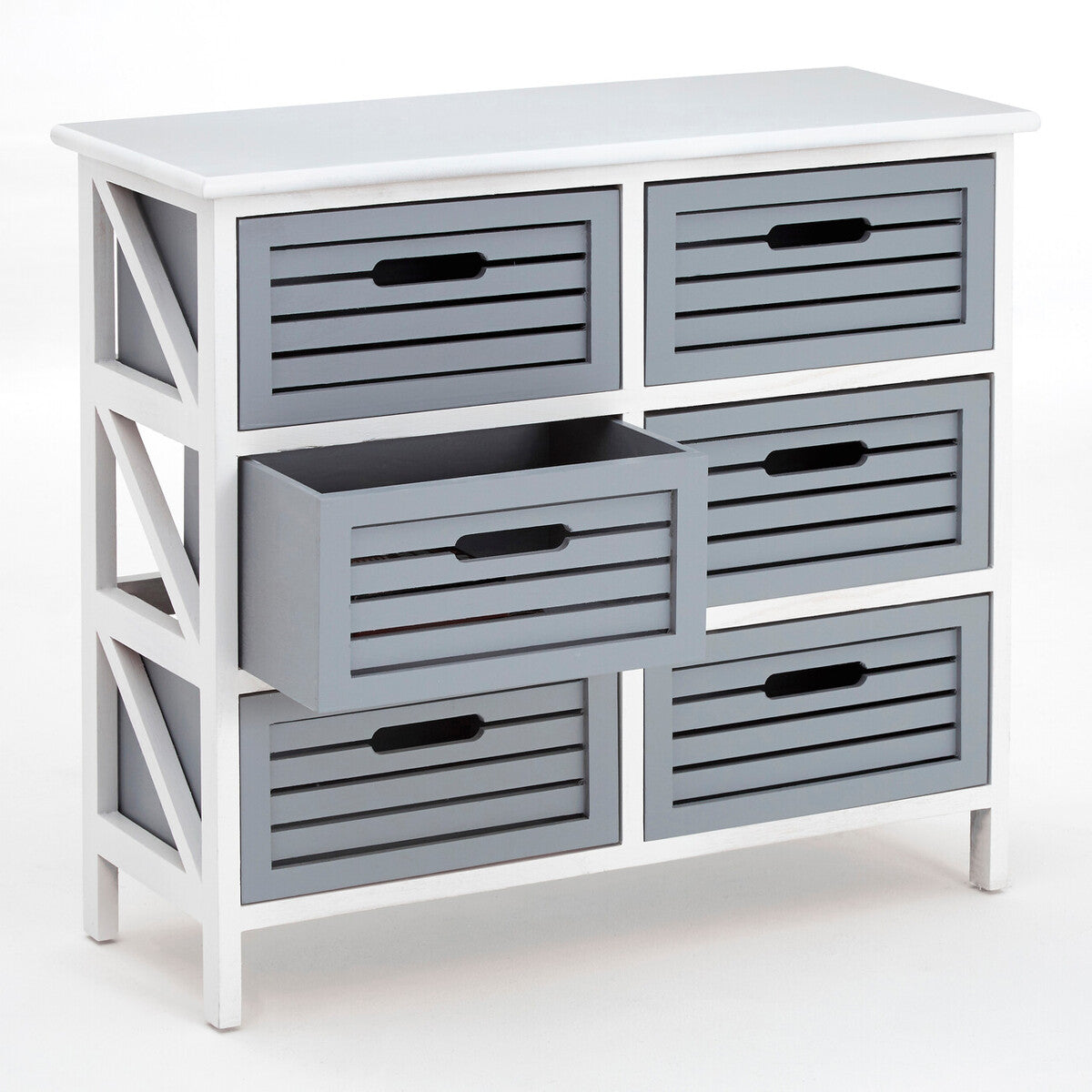 6 Grey Drawers Unit | Vermont