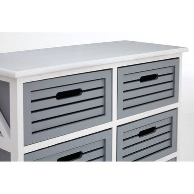 6 Grey Drawers Unit | Vermont