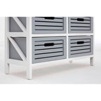 6 Grey Drawers Unit | Vermont
