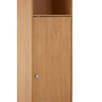 Portland Tall Oak Veneer Cabinet | Portland Oak
